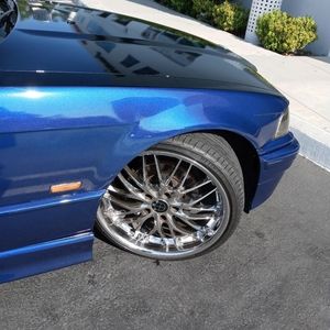 19inch staggered rims and tires